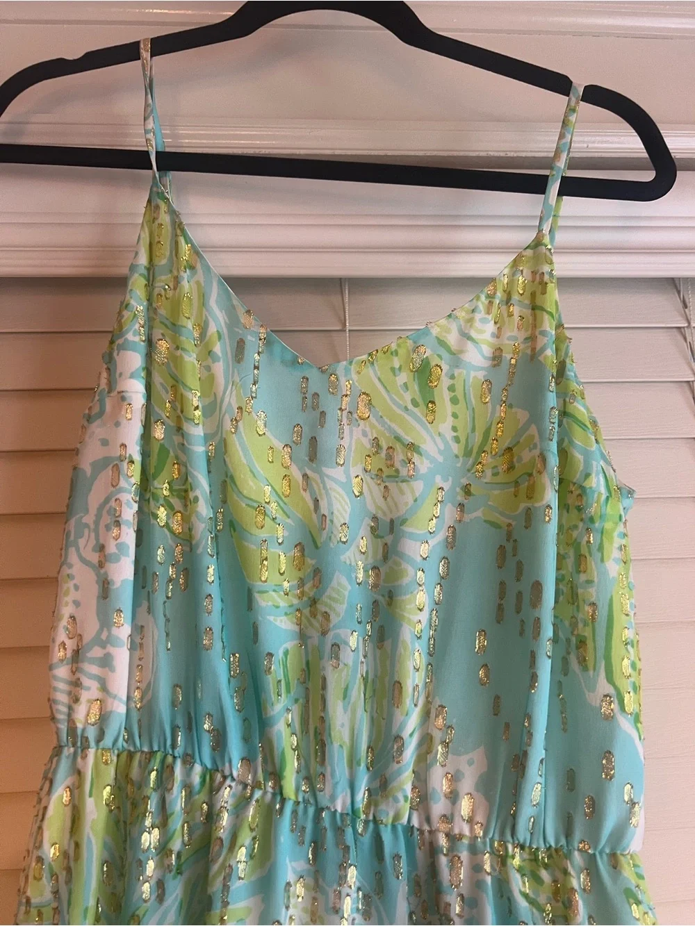 Lilly Pulitzer Deanna Silk Maxi Dress in Shorely Blue  Beachy Keen